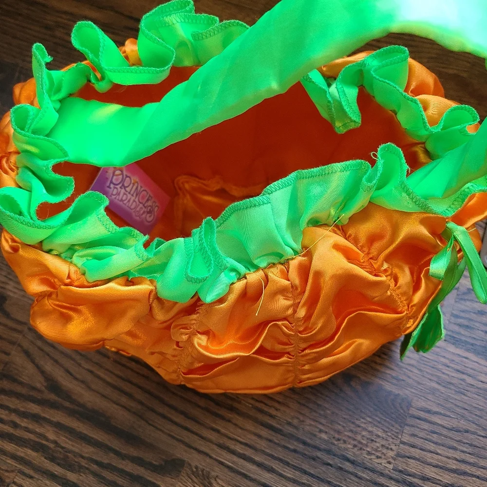 Chasing Fireflies Green and Orange Pumpkin Tutu Dress